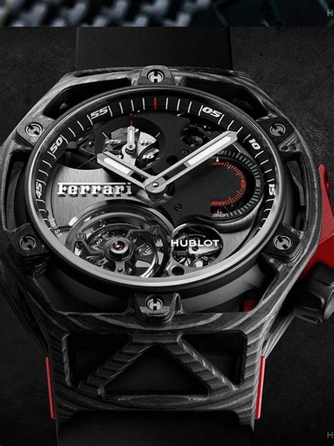 hublot techframe ferrari tourbillon|Hublot techframe 70 years tourbillon.